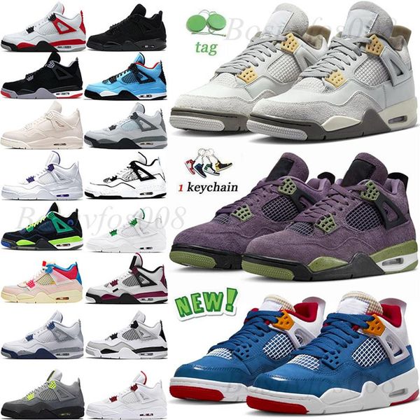 

pon dust jumpman 4 4s mens basketball shoes white oreo cool grey metallic purple black cat bred shimmer cactus jack infrared me290y