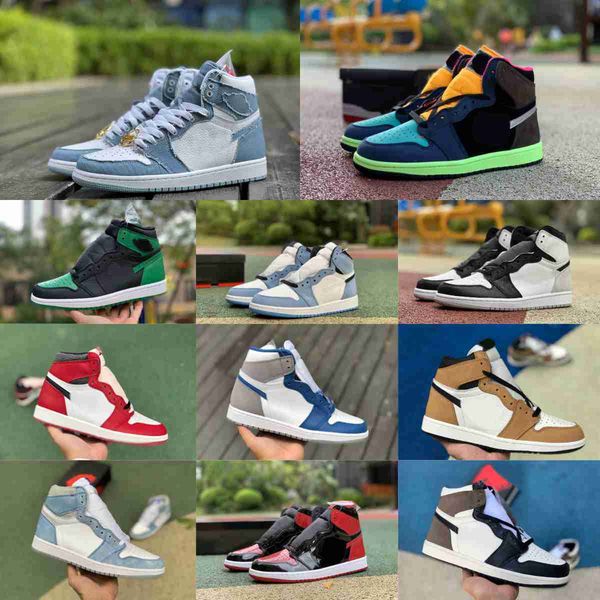 

jumpman 2023 1 1s high sports basketball shoes men women electro orange hyper mid unc dark mocha stage haze fragment bio hack shadow 2.0 bre