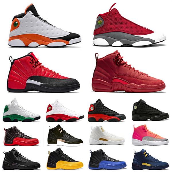 

red flint starfish jumpman 13 mens basketball shoes 12s reverse flu game 12 bred 13s wings gym red men women trainers sports sneak194u