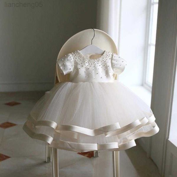 

girl's dresses baby clothing for baptism birthday party wedding princess ball gown beading short sleeve sweet cute dress for girl vesti, Red;yellow