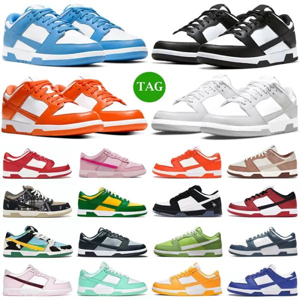 

designer nk sb low running shoe man women barber shop union sports white black panda ice snow unc green apple milky dunks skating skateboard