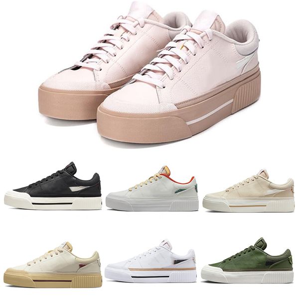 

2023 court legacy trainers mens women shoes sneakers runnings white camouflage platform casual fashion scarpeyellow