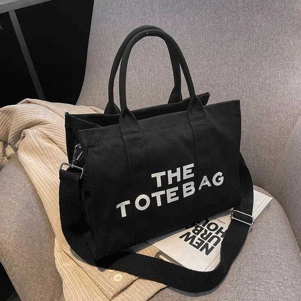 

women's luxury designer tote bag canvas handbag cross-over large capacity black beige khaki shopping bags go out casual 112