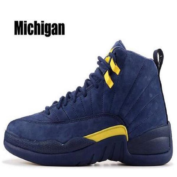 

jumpman basketball mens shoes 12s xii dark concord reverse flu game us13 sport sneakers shoe 12 varsity red black purple trainers2249