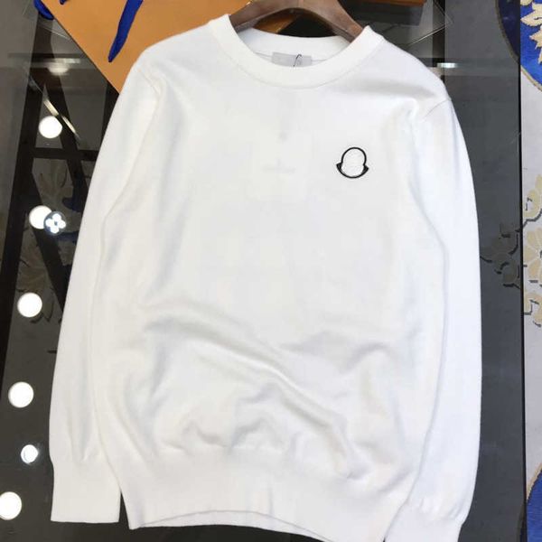 

winter wool sweater men women knit sweaters 3d embroidered sweatshirt designer sweaters womens crew neck pullover coat 4xl 5xl 5952, White;black