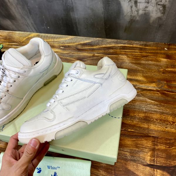 

women men offs white out of office shoes basketball outdoor sneakers decorated arrow lace-up stitching sneakers size 35-45, Black