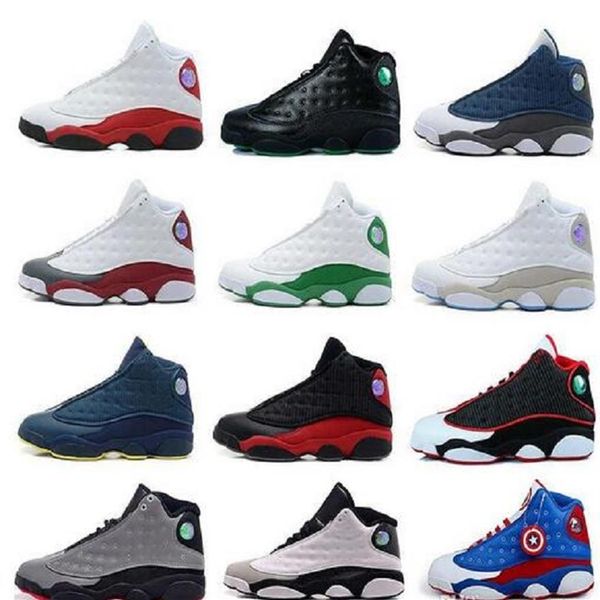 

reverse flu game 11s 12s 13s jumpman men basketball shoes dark concord red flint lucky green bred mens trainers sports sneakers si253z