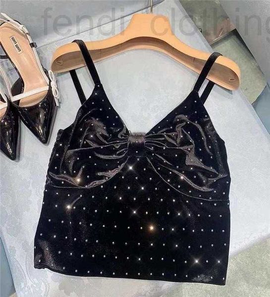 

women's tanks & camis designer bowknot black sling outer vest female summer ins wear pure girl jacket 6vf4, White