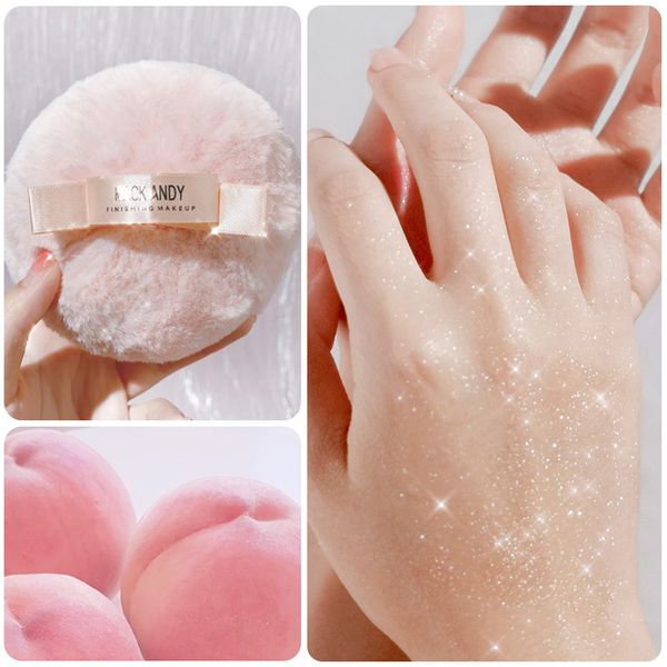 

makeup tools highlighter powder puff plush peach ball loose setting body foundation sponge cosmetic 230224
