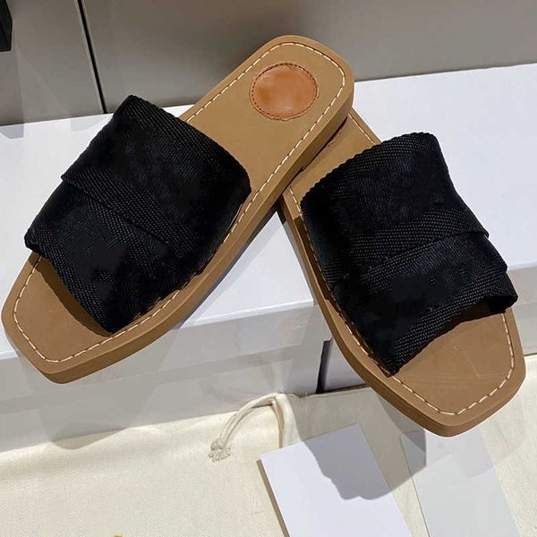 

slipper korean designer women slide beach kloe shoes sandals for new to wear out summer fashion versatile net red ins fairy style flat asli, Black