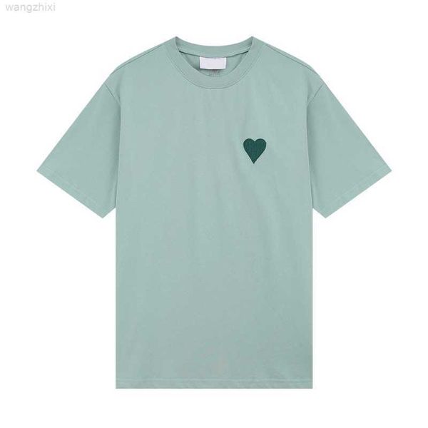 

2023new mens women designer of luxury amis t shirt fashion men s casual tshirt man clothing yz6, Black