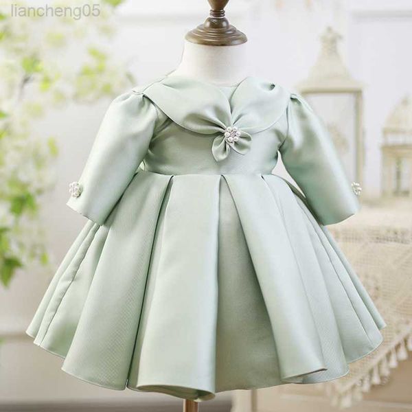 

girl's dresses toddler baby girl dress long sleeve infant princess dress 1 year birthday baby girls party dress newborn baby girl vesti, Red;yellow