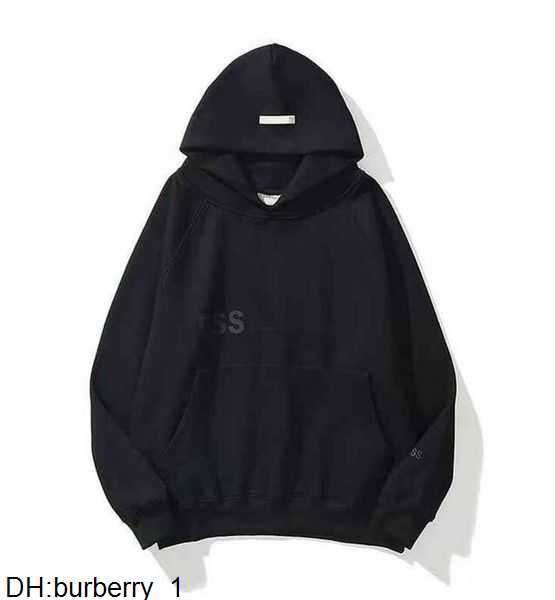 

2023winter fashion essentials designer mens hoodies fears loose of pullover god hoody sweatshirts long sleeve hooded jumper womens 728sx, Black