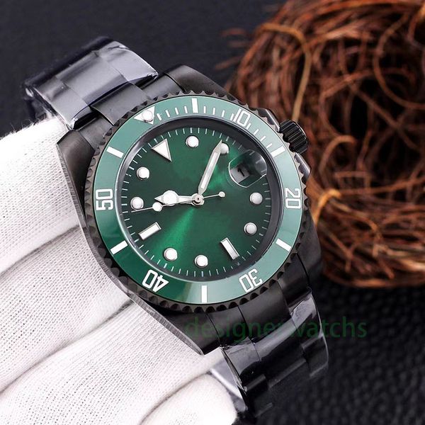 

luxury mens designer watch automatic movement mechanical watch size ceramic ring stainless steel strap waterproof design business leisure wa, Slivery;brown