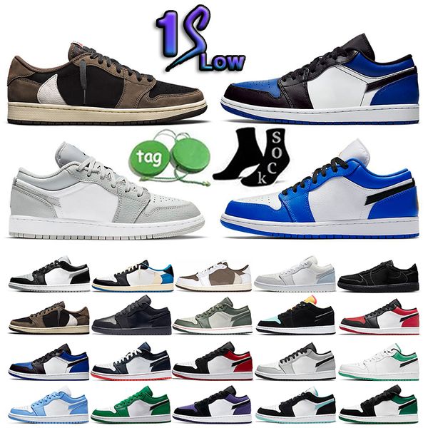 

2023 jumpman 1 low basketball shoes mocha 1s lows sneakers crater black grey bred toe panda team red mens sneaker trainers outdoor walking