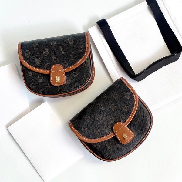 

women postman smooth saddle bags leather metal sign designer evening flap clutch bags tote luxury teen triomphe besace shoulder bag men cros