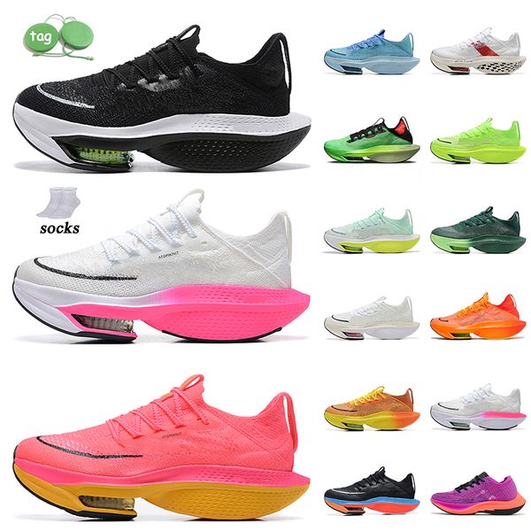 

zooms alpha fly zoomx alphafly vaporfly running shoes next% 2 white pink 2.0 dark green pegasus atomknit zoomx tempo mens women trainers spo