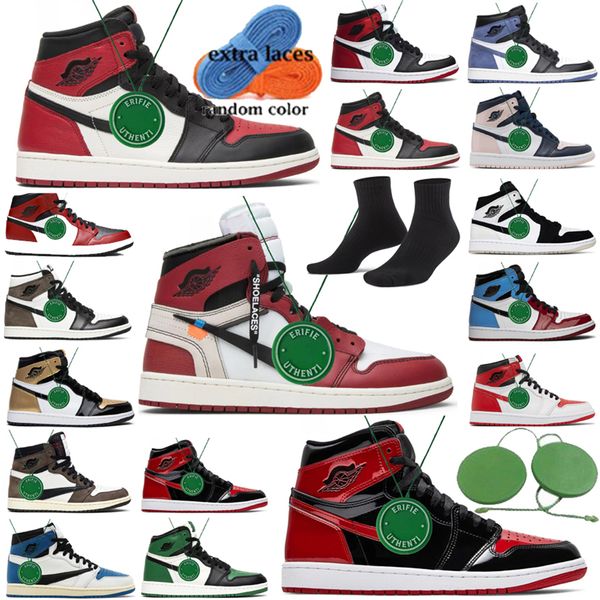 

chicago lost and found 1 basketball shoes mens high og 1s sneaker true blue patent bred university blue light smoke grey dark mocha men wome