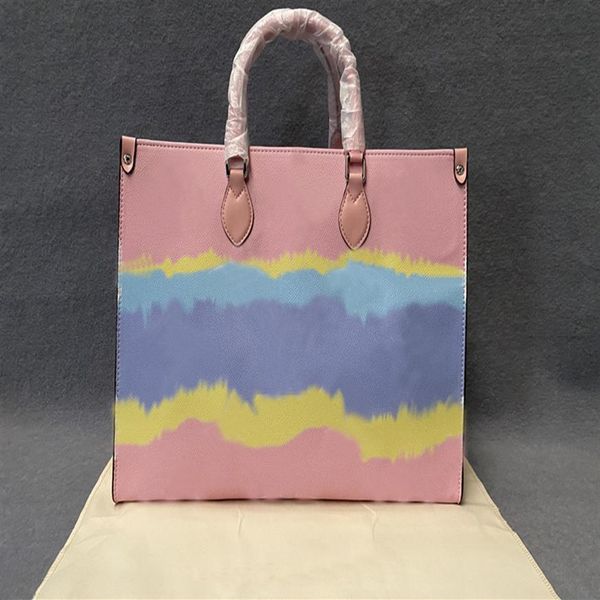 

2022 womens shopper fashion totes bags shoulder bag women embossed leather tote handbags purses medium 5a designers handbag wholes241o