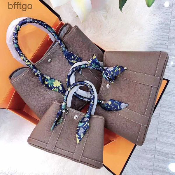 

herme designer garden party bags for women 2023 new leather women's bag with one shoulder diagonal cross tote