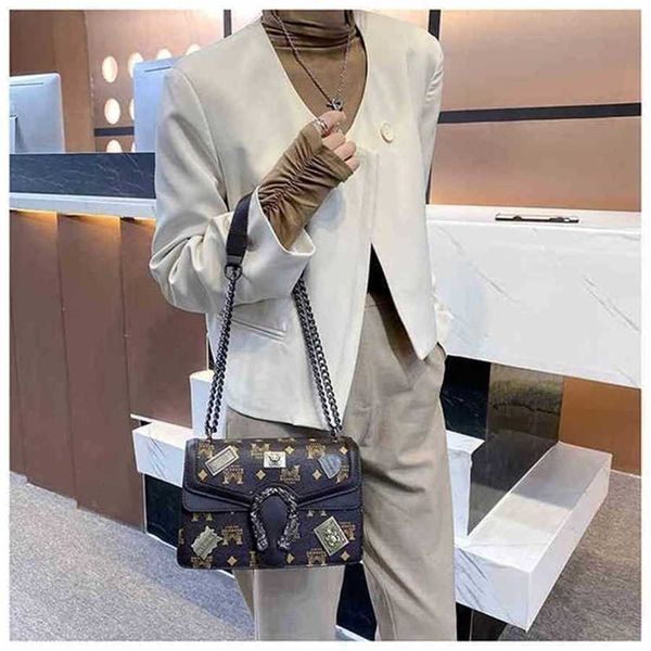 

30% off handbag 2023 new bag chain diagonal printing