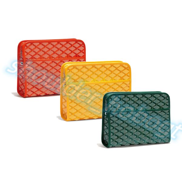 

men luxury womens organize goya jouvence toiletry kits bag designer wash cosmetic handbag trunk wallet crossbody tote metal zipper geometric