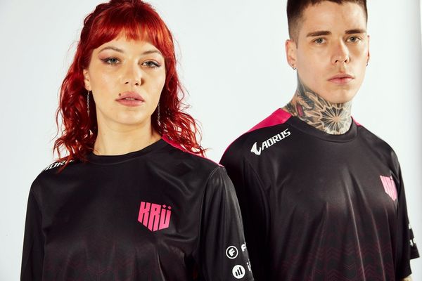 

men's tshirts kru's latest esports apparel breathable short sleeve tshirt supporter clothing customizable name 230223, White;black