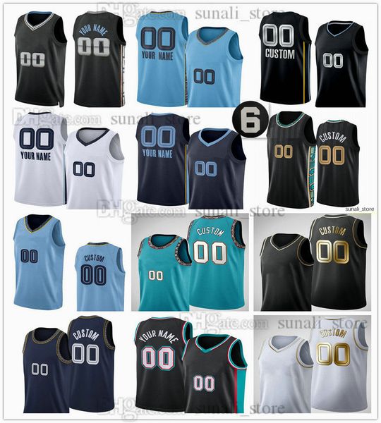 

2022-23 printed basketball ja 12 morant jerseys desmond 22 bane steven 4 adams luke 10 kennard jaren 13 jackson jr. ziaire 8 williams dillon, Black