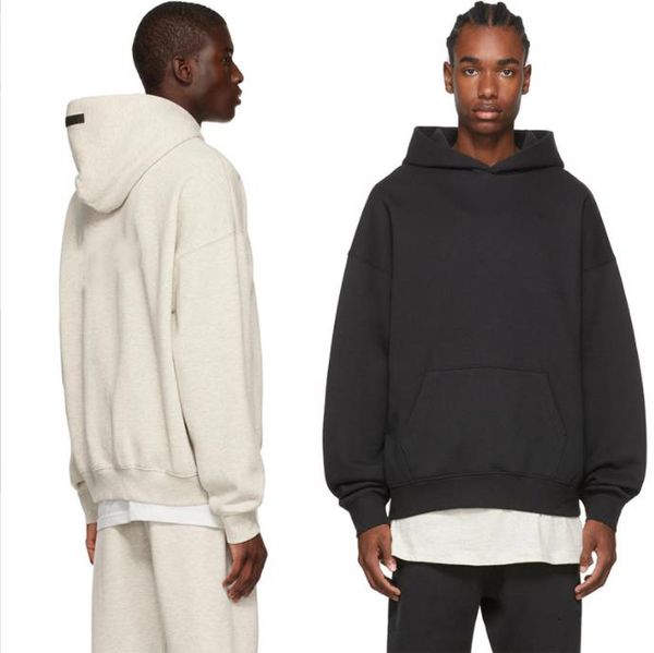 

ess original elevation version men's hoodie pullover pure cotton long sleeve asian size m-5xl large size hoodie spring couple outdoor, Black