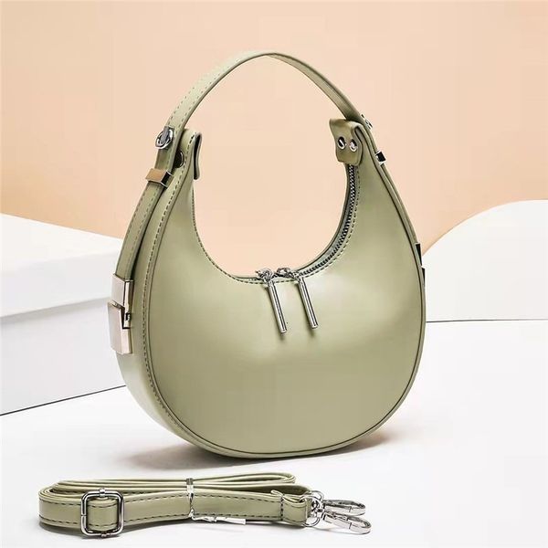 

evening bags women niche design half moon underarm mini handbag fresh sweet solid color three dimensional 230224