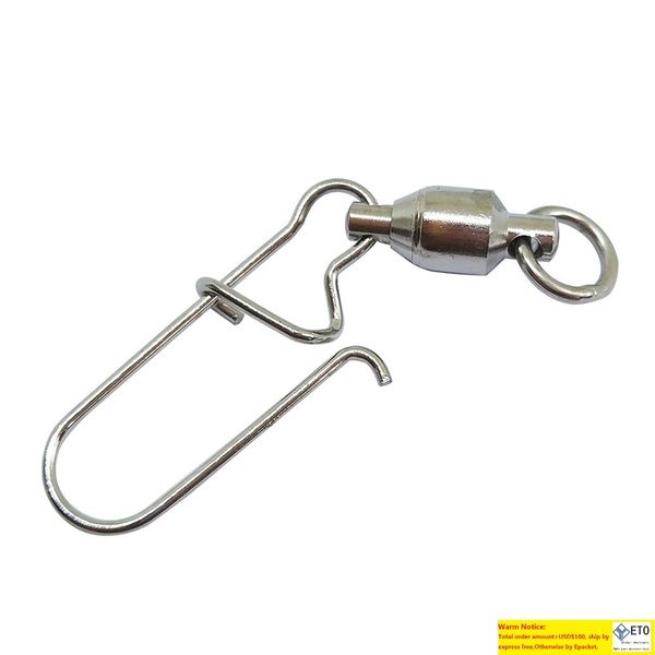 

2000 pieceslot fishing ball bearing swivels with duo lock snapwelding ring
