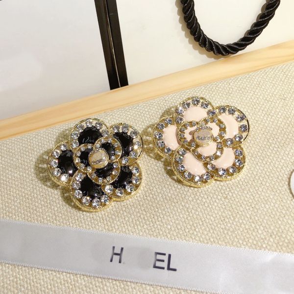 

brand stamp ch brooch womens desinger jewelry diamond pearl pin multicolour brooch gold plated vintage fashion lovers wedding party, Gray