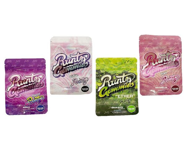

pink white plastic packaging bags empty mylar package