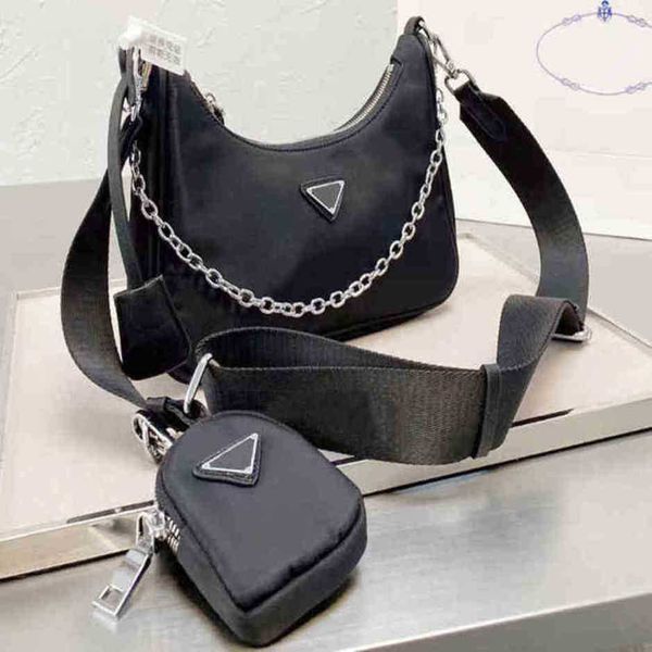 

luxury fashion bag three in one nylon versatile armpit singlehigh