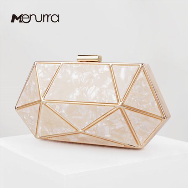 

evening bag acrylic esigner bolsa feminina striped patchwork luxury party prom casual clutch 230225