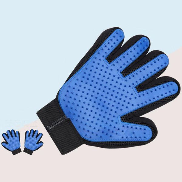

professional dog grooming cleaning tools 259 silicone tips pet glove cat stroking gloves floating hair removal dogs massage comb zl1207