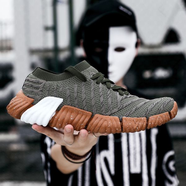 

dress shoes couple sports women walking breathable casual sneakers outdoor lightweight trainers size 3646 230224, Black