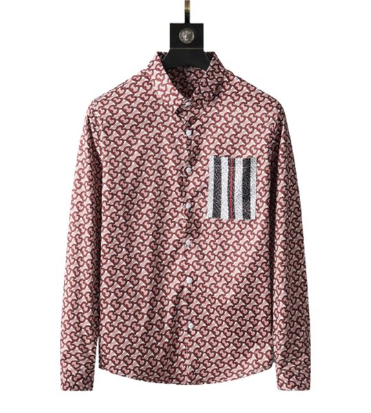 

men's casual shirt spring and autumn high-quality business classic fashion long-sleeved plaid business shirt solid color embroidery cot, White;black