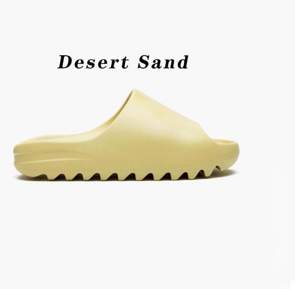 

designer slippers men woman slider mineral blue onyx pure sandals slide slipper foam bone resin clog desert slides shoe, Black