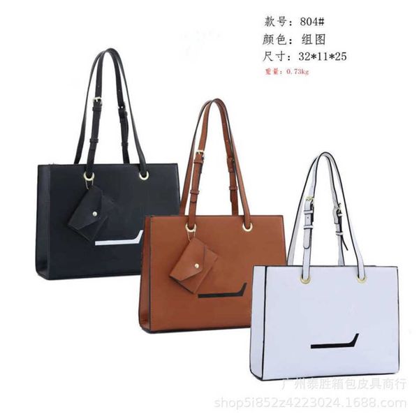 

2023 new shoulder bag women's new trend leisure large capacity foreign style portable tote single shoulder baghigh