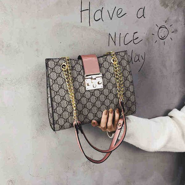 

luxury handbag female simple versatile lock chain atmosphere one baggvhfwomen'shigh