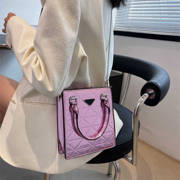 

luxury handbag net red mirror portable tote for women new high-end street bombing versatile one shoulder messenger