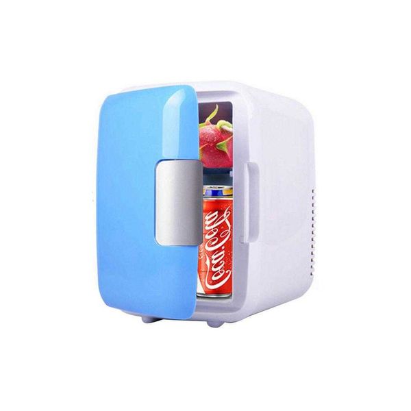 

4l portable two-purpose heating cooling box home car use cosmetic refrigerator cooler mini er r230225