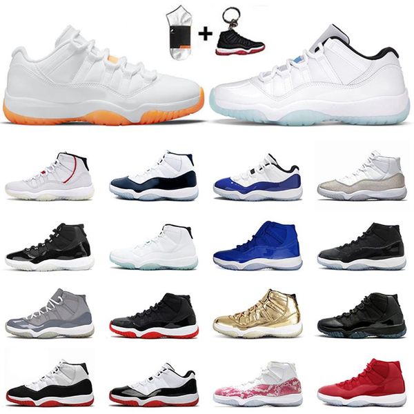 

jumpman 11 11s xi basketball shoes retro high low legend blue citrus 2021 arrivals 25th anniversary bred concord space jam trainer196b