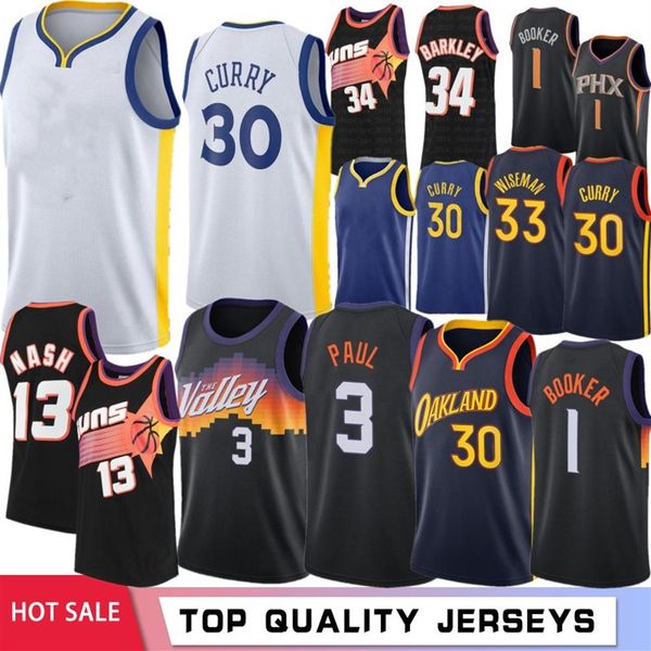 

stephen 30 curry men basketball jerseys deandre 22 ayton devin 1 booker steve 13 nash charles 34 barkley 2022 camisetas de balonce247z, Black;red