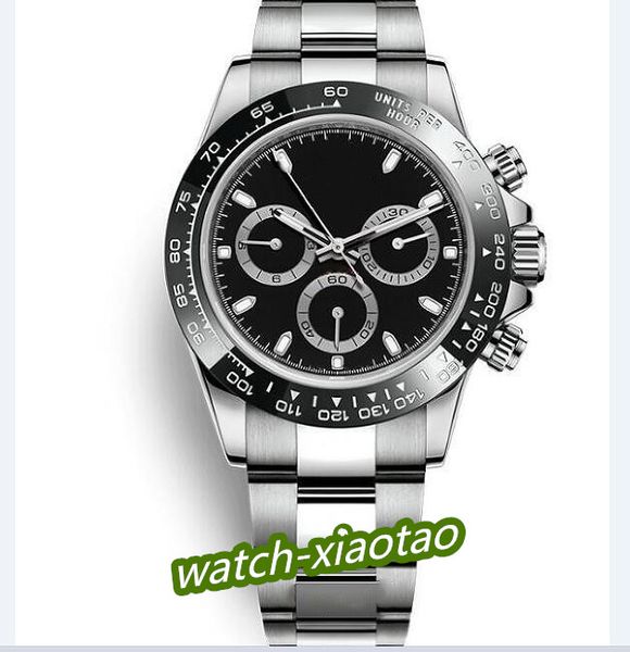 

original box men's watch automatic mechanical 2813 movement panda dial mens cosmograph watches men 116500 ceramic bezel 116506 904l ste, Slivery;brown