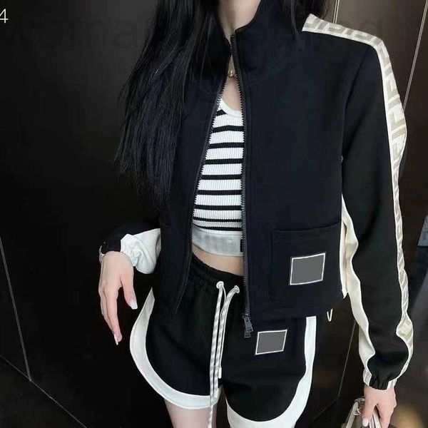

designer women's two piece sets dress full letter double long-sleeved suit small jacket fashionable pleated skirt femininity opxf, White