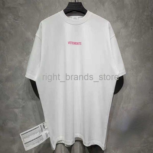 

men's t-shirts good quality pink vetements fashion t shirt men 1 1 vetements women oversized t-shirt tee short sleeve men clothing0225, White;black