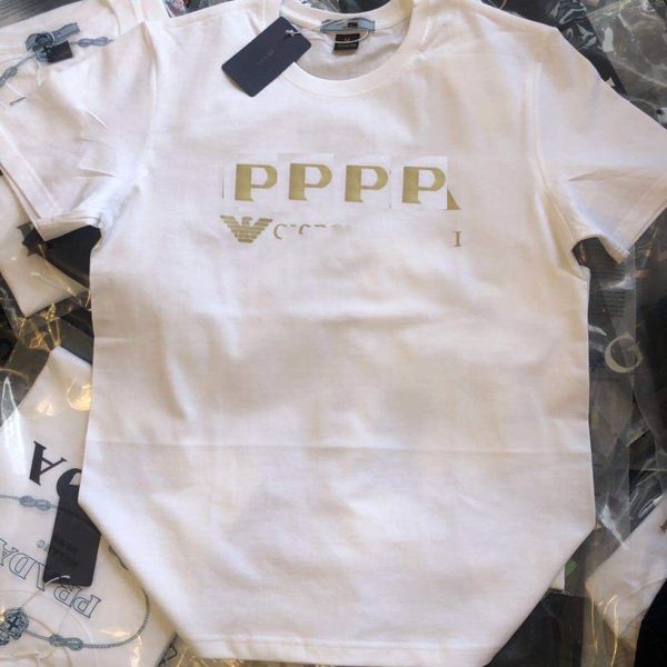 

men's t-shirts tees t shirts mens women designers t-shirts tees polos man s casual chest letter shirt luxurys clothing street 2023 sho, White;black