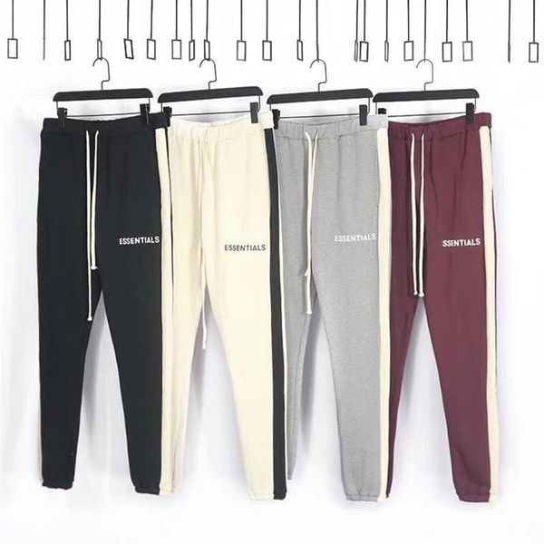 

2021 brand printed pant cotton jogging camouflage sportsman fashion harlan clothes spring and autumn ribbed trousers 239d, Black